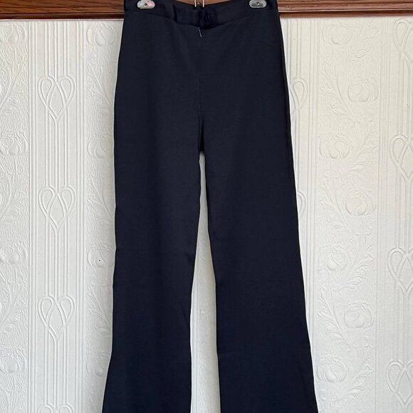 90's BCBG navy Asymmetrical top and pants - size 6 - Small - Picture 4 of 5
